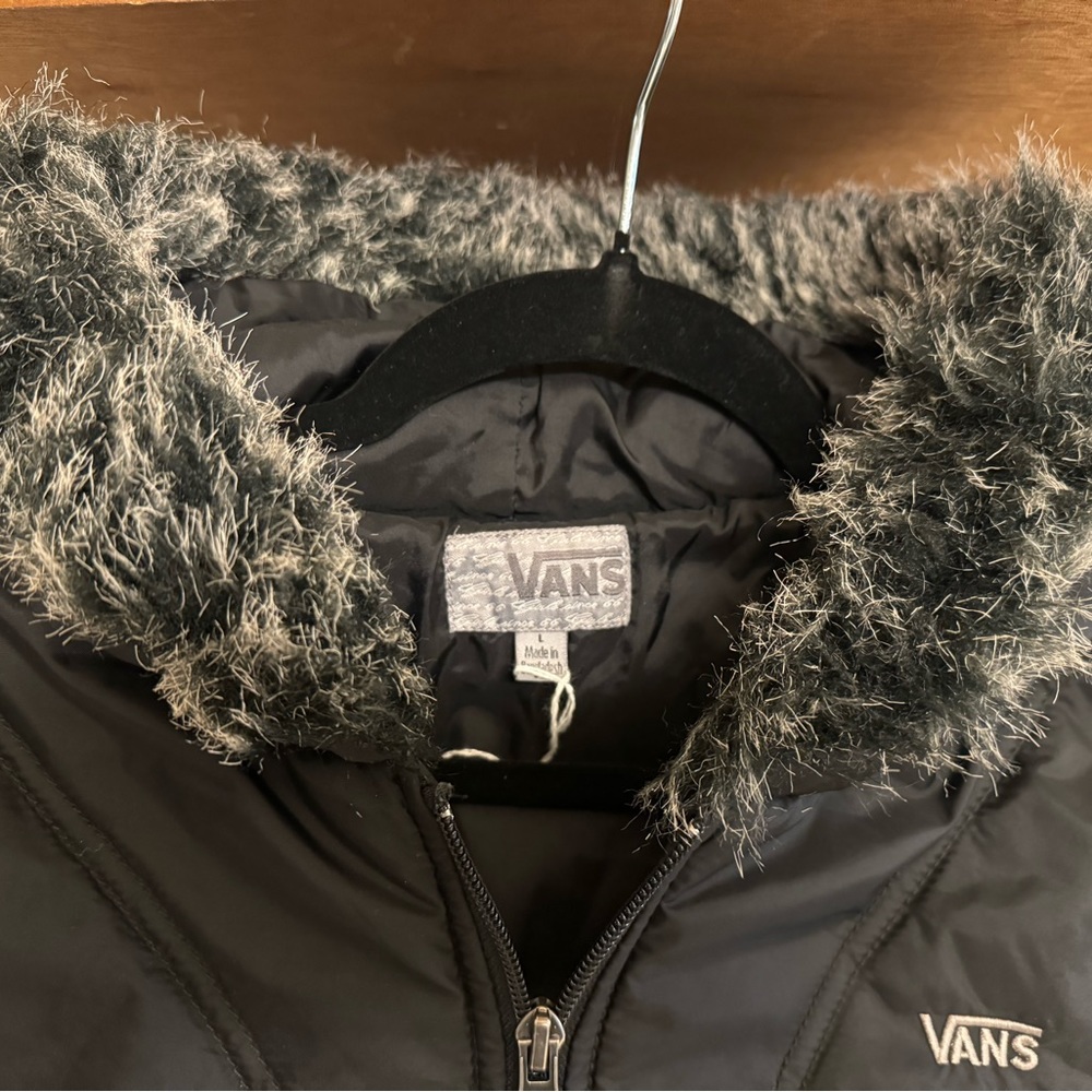 Vans Hooded Jacket with Fur